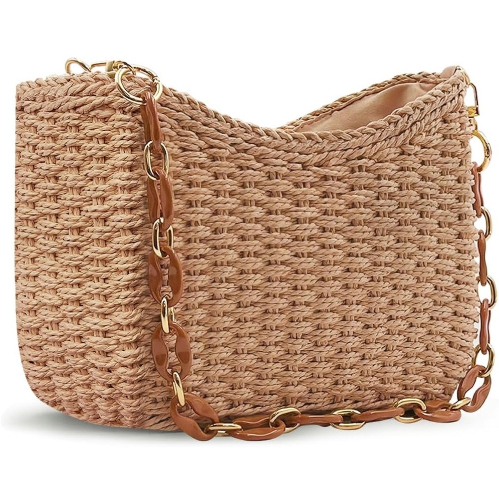 Straw Shoulder Bag